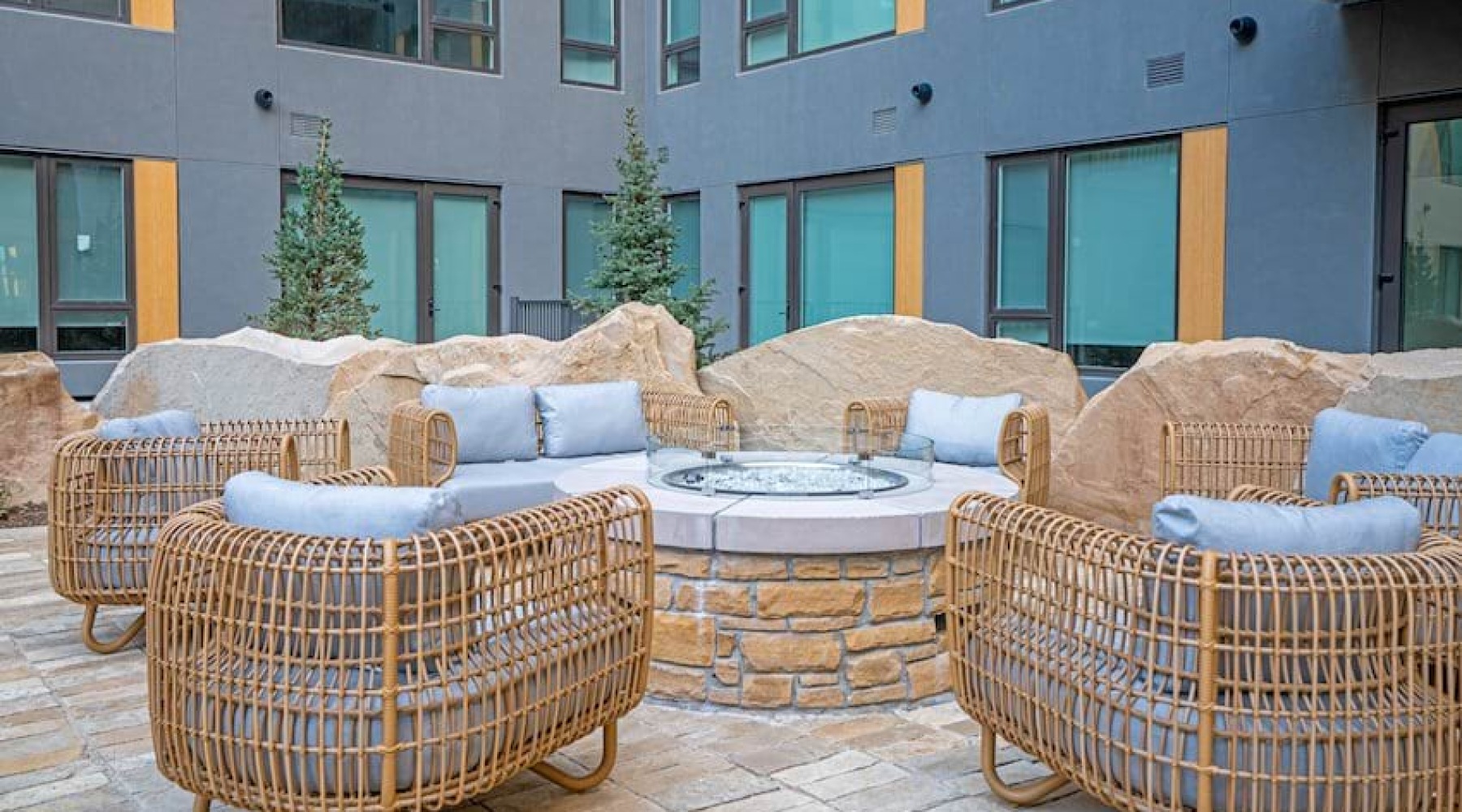 exterior courtyard